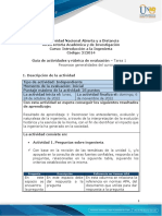 Guía de Actividades y Rúbrica de Evaluación - Unidad 1 - Tarea 1 - Reconoce Generalidades Del Curso