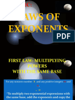 Laws of Exponents