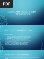 Transforming Data Into Information