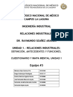 Unidad 1. Cuestionario y Mapa Mental