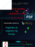Ang Pitch Name Sa Ledger Line