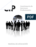 Cuestionario Intereses Profesionales (Manual)