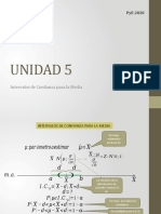 U5 - 5°) Intervalos de Confianza para La Media