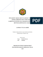 Pengaruh Kekuatan Tarik Sambungan Pengelasan Dissimillar Smaw Dengan Bentuk Kampuh Bevel Groove Variasi Arus 50 Ampere, 70 Ampere, 100 Ampere