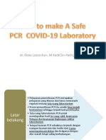 How To Make A Safe PCR Covid-19 Laboratory