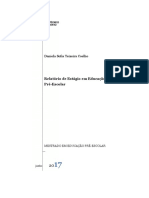 Relatório de Estágio em Educação Pré-Escolar