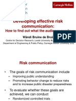 Developing Effective Risk Communication