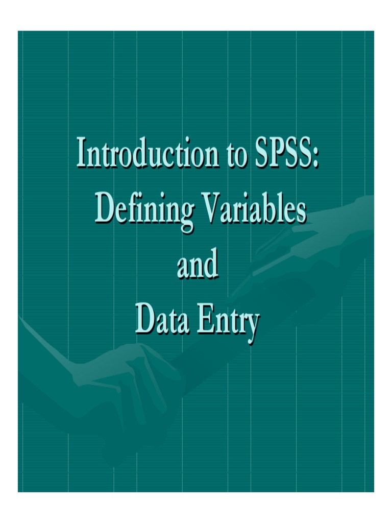 How To Use SPSS | PDF | Spss | Variable (Computer Science)