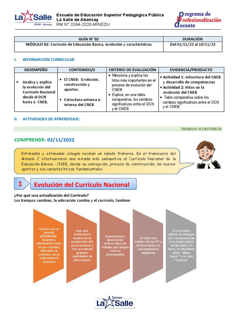 Evolución del CNEB y su Comparativa | PDF | Plan de estudios | Aprendizaje