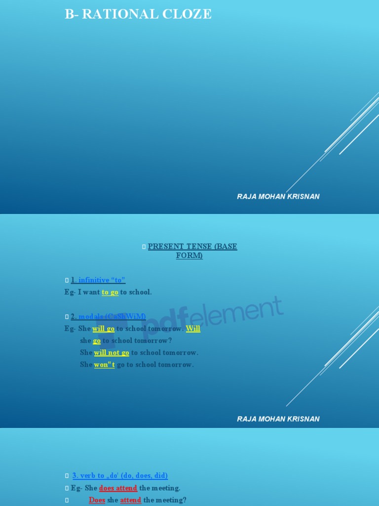 Grammar For Error Identification 2014 PT3 Word PDF