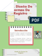 2.4 Diseño de Formas de Registro