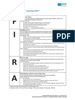 Coaching Conversation Model FIRA