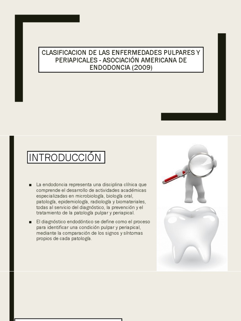 Guía de Diagnóstico Clínico para Patologías Pulpares y Periapicales Aee