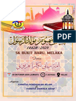 Buku Program Sambutan Maulidur Rasul