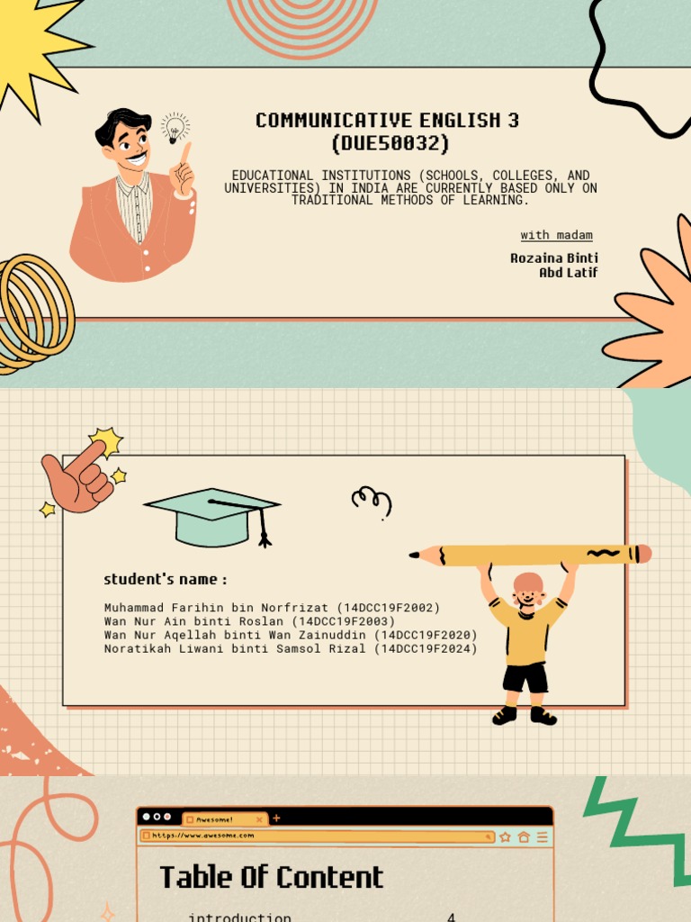 Communicative English 3 Due50032 Op Pdf Educational Technology