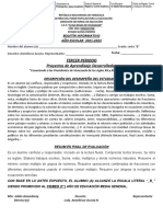 Boletín Primaria 3 LAPSO B 6 GRADO