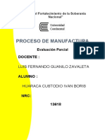 Proceso de manufactura de cabezas de escoba