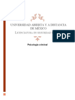 Universidad Abierta Y A Distancia de México: Icenciatura EN Seguridad Publica