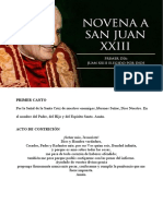 Novena A San Juan XXIII Completa (2586)
