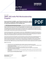 DRIPL (SE) Workstudentship Program- External Circular
