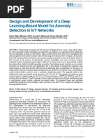 A Deep Learning Based Framework For Cyberattack Detection in IoT Networks