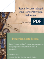 Sapta Pesona SBG Daya Tarik Wisata Indonesia