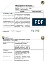 Reflexión sobre práctica de observación en educación matemática