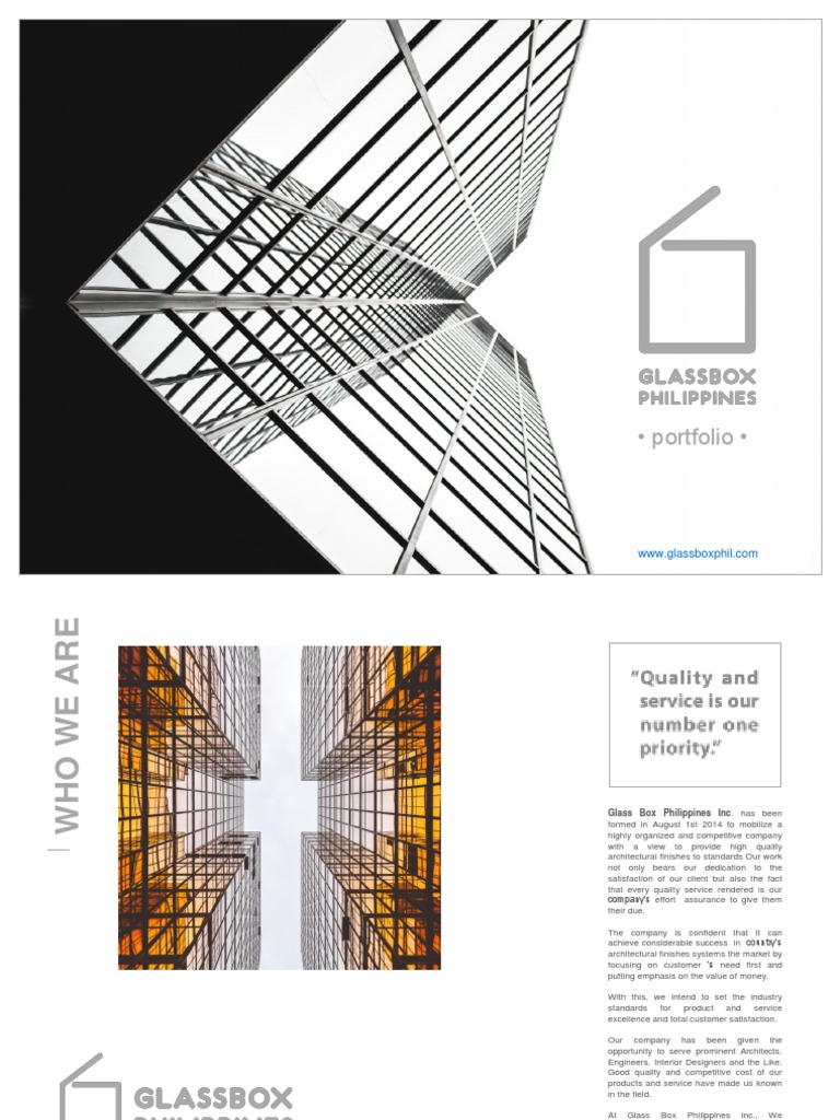 Glassbox Phil Company Profile PDF Door Window