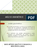 Análisis Gravimétrico