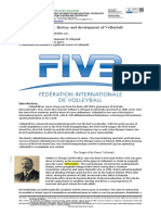History and Development of Volleyball