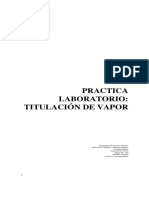 10-2022 Determinación de La Calidad Del Vapor