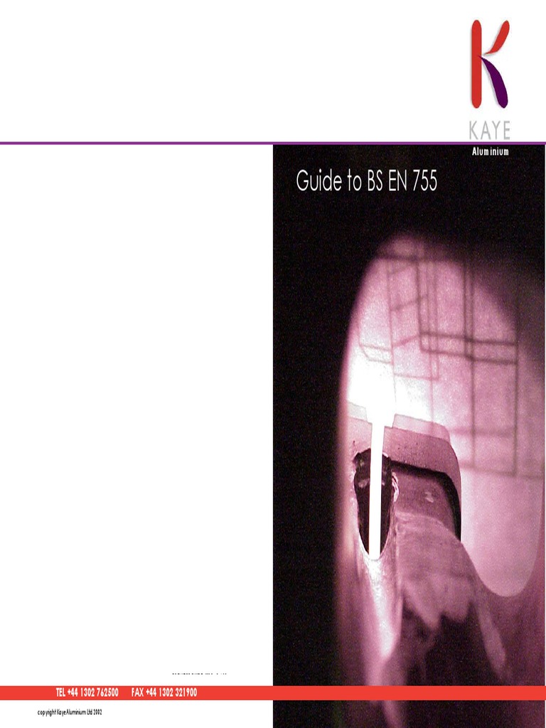 BS en 755 Guide-A5 Booklet | PDF | Engineering Tolerance | Materials