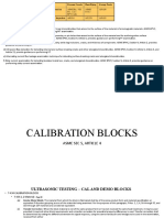 Calibration Blocks