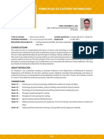 Principles of Casting Technology: Mechanical Engineering