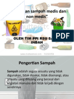 "Pemilahan Sampah Medis Dan Non Medis": Oleh Tim Ppi Rsu Sawit Indah