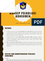 Konsep Psikologi Konsumen - Reno Hartama Putra