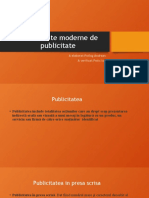 Instrumente Moderne de Publicitate: A Elaborat:potlog Andrean A Verificat:petic Ion