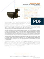 ACOEM Tunnel Sensors AIRFLOW MkII Data Sheet V1.5
