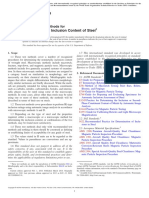 ASTM E45-18 Standard Test Methods For Determining The Inclusion Content of Steel