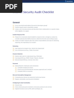Cybersecurity Infrastructure Checklist | PDF | Computer Security | Security