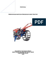 Proposal Bantuan Hand Traktor KT Sinjai Pesat 2020