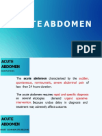 Acute Abdomen