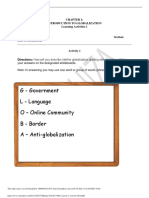 Benjie Gole A Lesson 1 Activity CEAT PDF