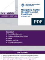 Presentation - IMF - Outlook For The Western Hemisphere Navigating Tighter Global Financial Conditions