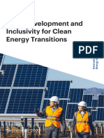 Skills Development and Inclusivity For Clean Energy Transitions