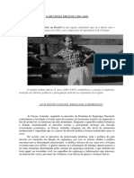 A Ditadura Militar no Brasil (1964-1985