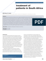 2008 Involuntary Treatment of Psychiatric Patients - South Africa