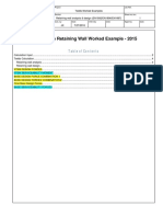 Eurocode Retaining Wall Analysis and Design