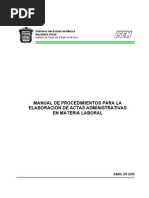 ACTA ADMINISTRATIVA