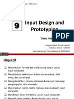 M9 - Input Design